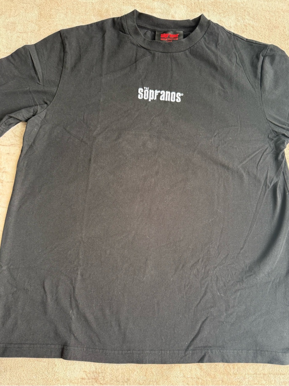 Soprano Black Logo Short-Sleeve Tee
